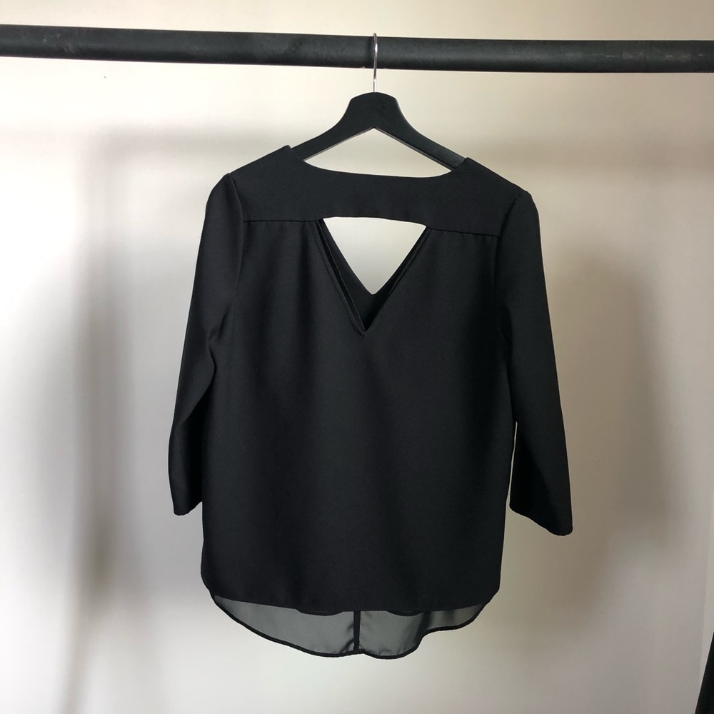 BLACK BLOUSE - Picture 2 of 6